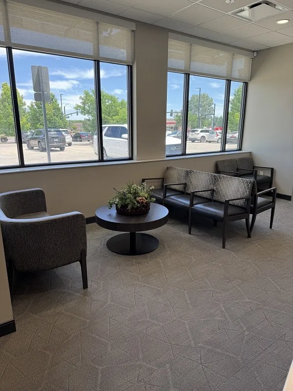 Inside seating/lobby area